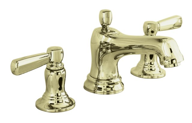 Kohler K-10577-4 Bancroft(R) widespread lavatory faucet with metal lever handles