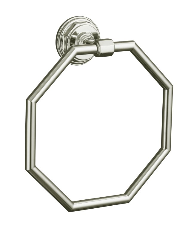 Kohler K-13112-SN; Pinstripe(R); towel ring; in Vibrant Polished Nickel   K-13112-SN; 13112-SN; 1043387-SN