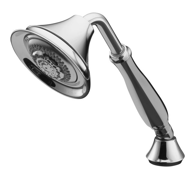 Kohler K-368 Forte(R) deck- or bath-mount handshower holder with hoses