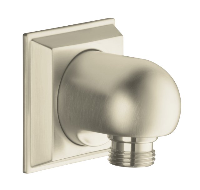 Kohler K-427-BN; Memoirs (R) wall-mount supply elbow; in Vibrant Brushed Nickel