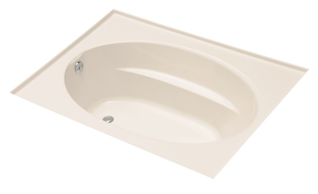 Kohler K-1112P-GLF Windward(TM) 5' BubbleMassage(TM) bath with three-side integral flange and left-hand drain CSA