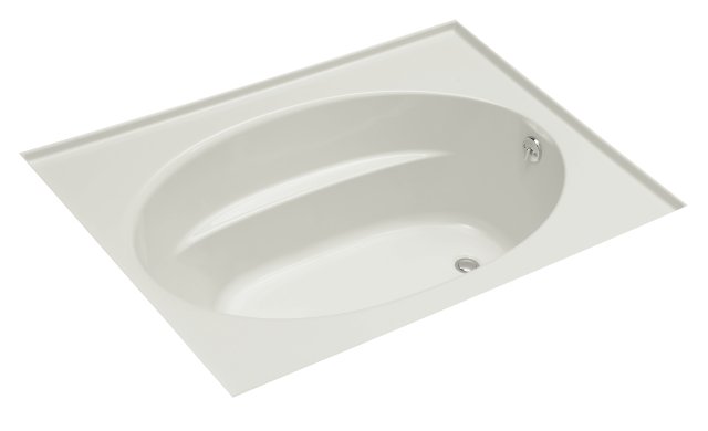 Kohler K-1114P-GRF Windward(TM) 6' BubbleMassage(TM) bath with three-side integral flange and right-hand drain CSA