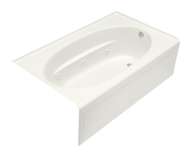 Kohler K-1114-RA Windward(TM) 6' whirlpool with integral apron and right-hand drain