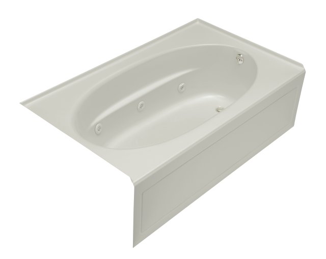 Kohler K-1112-HR Windward(TM) 5' whirlpool with heater integral apron and right-hand drain