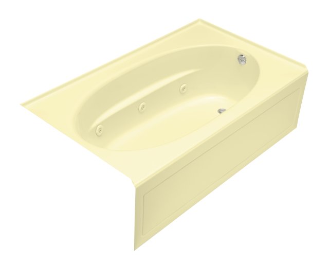 Kohler K-1114-HR Windward(TM) 6' whirlpool with heater integral apron and right-hand drain