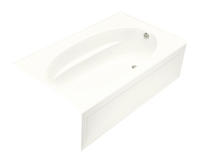 Kohler K-1112-GRA Windward(TM) 5' BubbleMassage(TM) bath with integral apron and right-hand drain