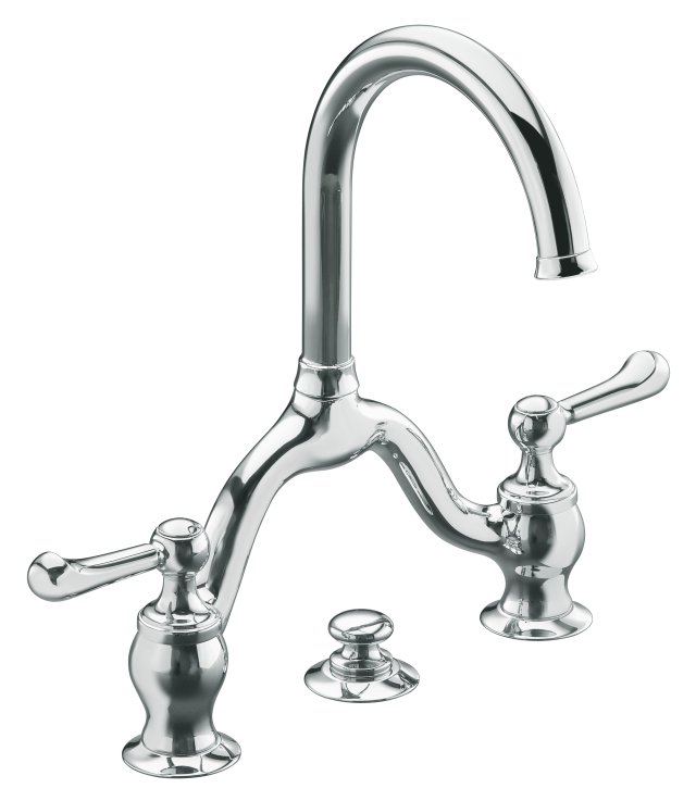 Kohler K-10332-4D Lyntier lavatory faucet with 8in centers lever