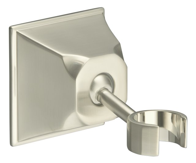 Kohler K-422-BN; Memoirs (R) adjustable wall-mount bracket; in Vibrant Brushed Nickel