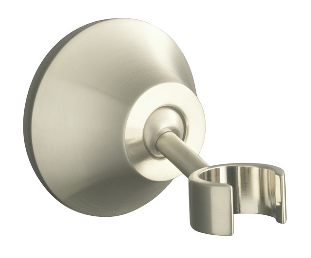 Kohler K-352-BN; Forte (R) adjustable wall-mount bracket; in Vibrant Brushed Nickel
