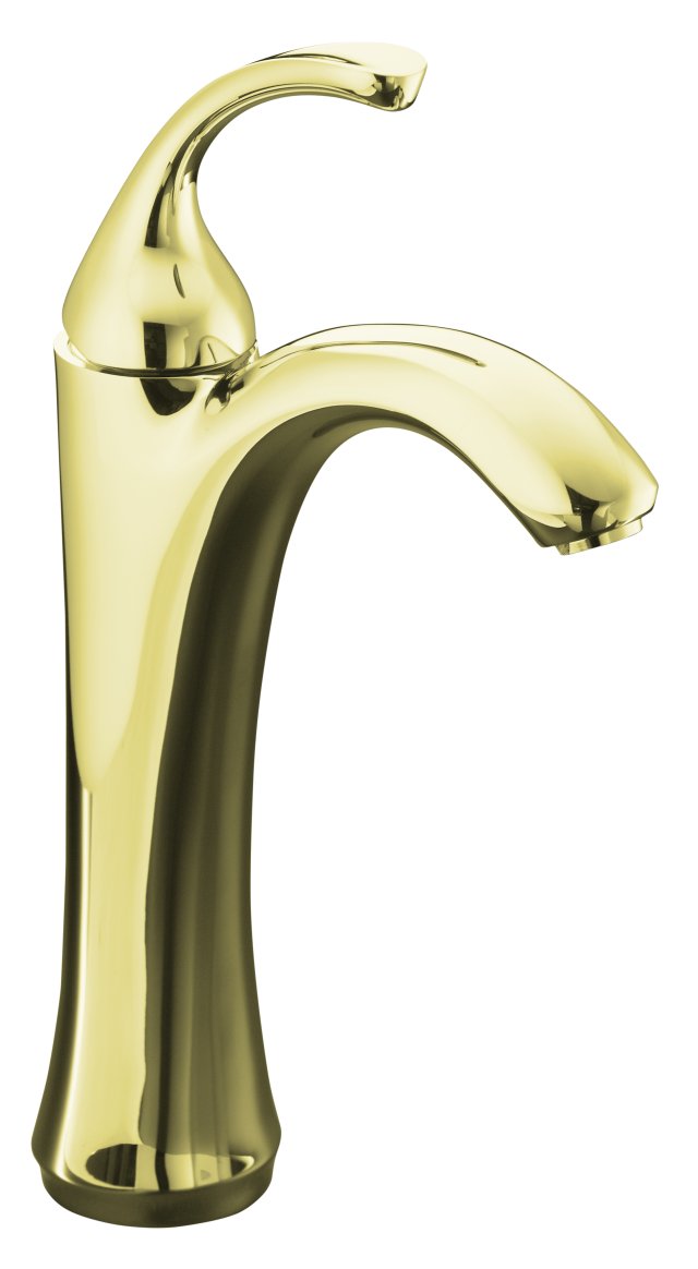 Kohler K-10217-4 Forte(R) Tall single-control lavatory faucet with sculpted lever handle