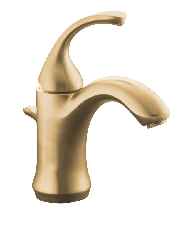 Kohler K-10215-4 Forte(R) single-control lavatory faucet with sculpted lever handle