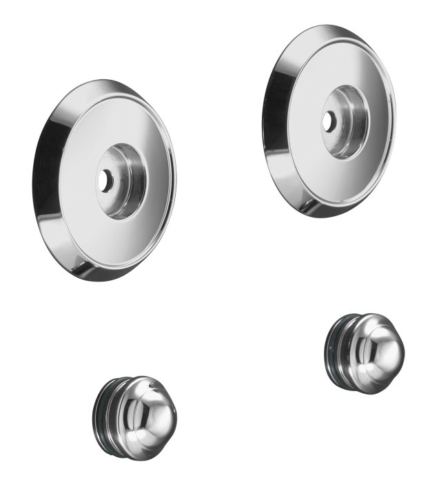 Kohler K-349-CP; Forte (R)/Bancroft (R) slide bar trim kit; in Polished Chrome