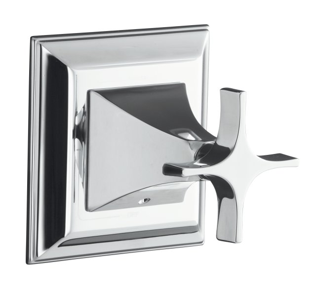 Kohler K-T10423-3S-AF; Memoirs (R) volume control valve trim with Stately design and cross handle, valve not included; in Vibrant French Gold; Discontinued Product - Use Kohler K-T10423-3S