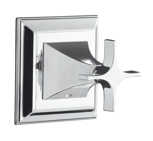 Kohler K-T10424-3S Memoirs(R) transfer valve trim with Stately design and cross handle valve not included