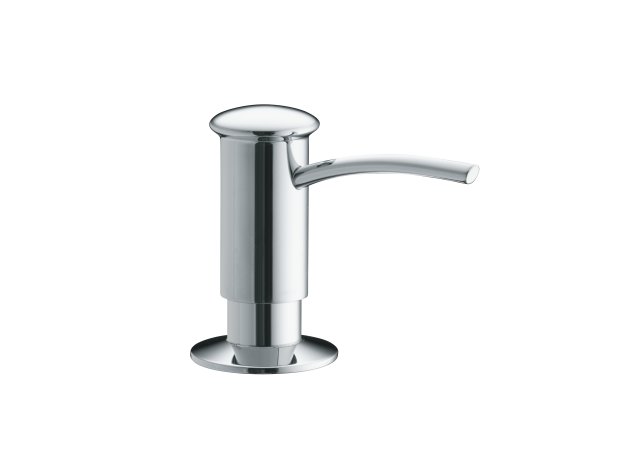 Kohler K-1895-C Soap/lotion dispenser with Contemporary design (Clam shell packed)