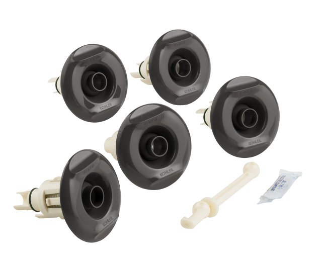 Kohler K-9695-58; Flexjet (TM) whirlpool trim kit with five jets; in Thunder Grey