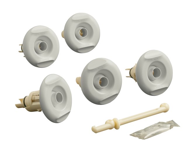 Kohler K-9695-95; Flexjet (TM) whirlpool trim kit with five jets; in Ice Grey