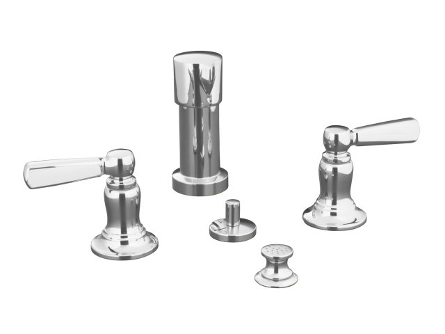 Kohler K-10586-4 Bancroft(R) bidet faucet with lever handles