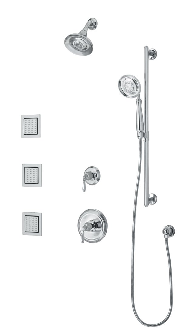 Kohler K-10855-4-CP Devonshire(R) Luxury performance showering package  Polished Chrome; Discontinued Product