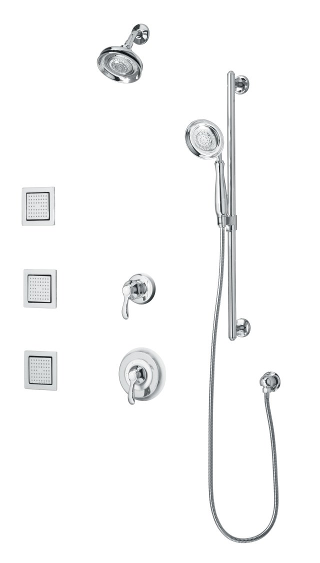 Kohler K-10856-4-CP Fairfax(R) Luxury performance showering package  Polished Chrome; Discontinued Product