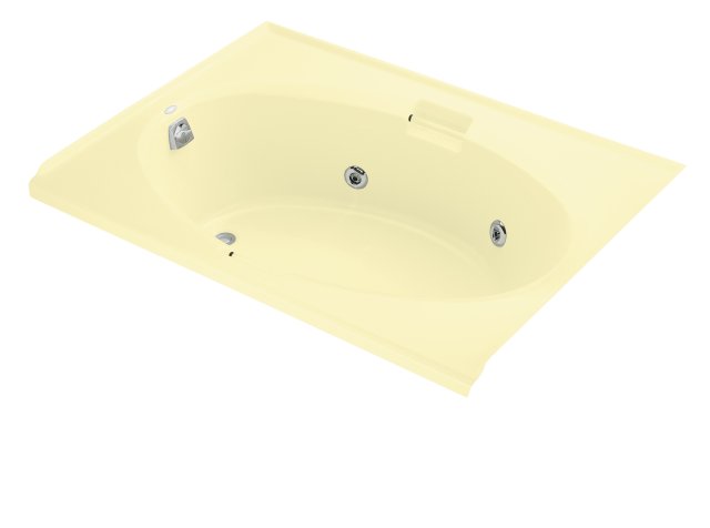 Kohler K-1266-L Dockside(R) 5' whirlpool with flange and left-hand drain