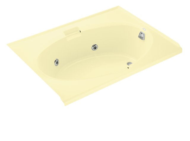 Kohler K-1266-R Dockside(R) 5' whirlpool with flange and right-hand drain
