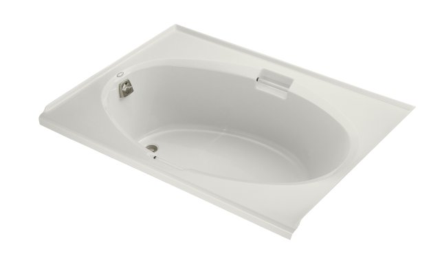 Kohler K-1267-L Dockside(R) 5' bath with integral flange and left-hand drain