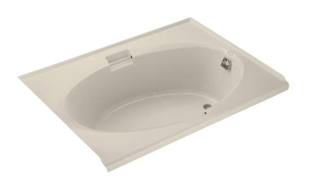 Kohler K-1267-R Dockside(R) 5' bath with integral flange and right-hand drain