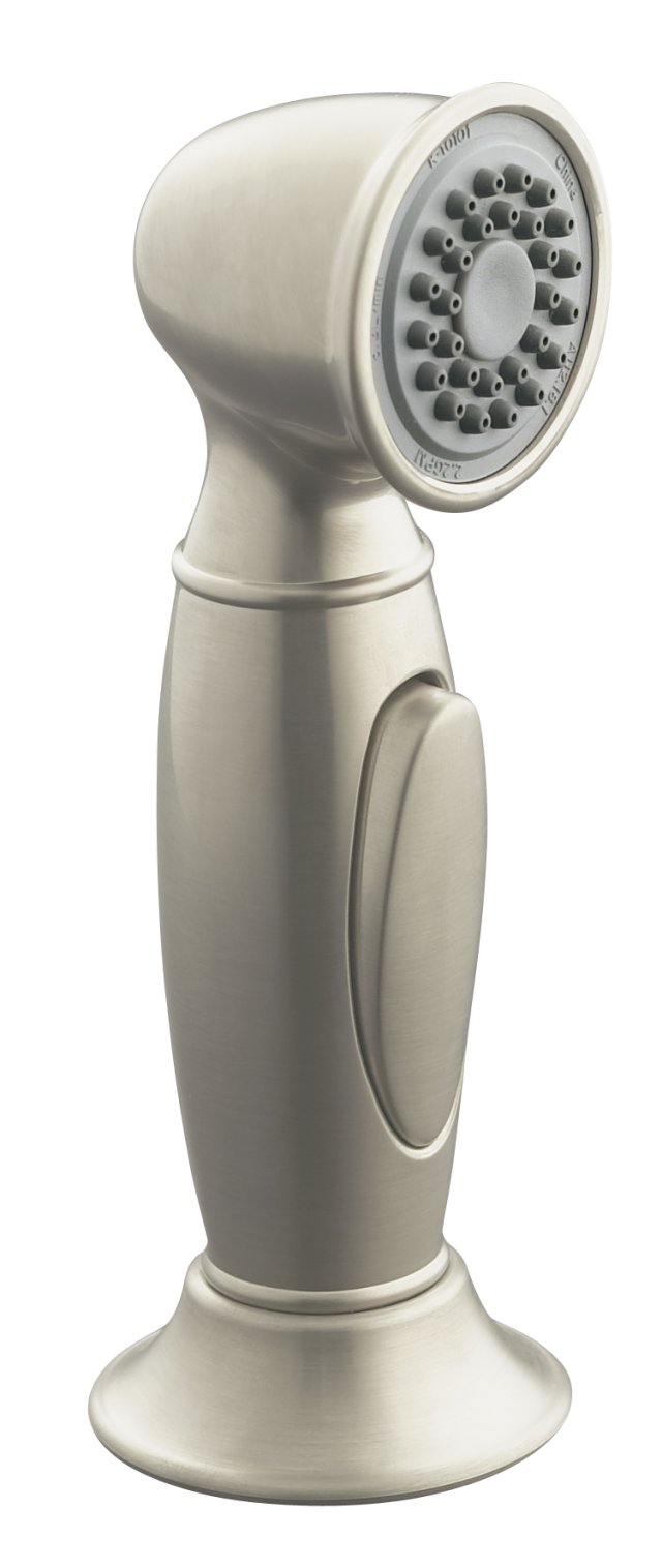 Kohler K-10101-BN; Accent (TM) kitchen sidespray; in Vibrant Brushed Nickel