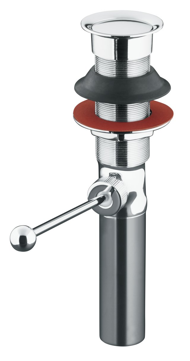 Kohler K-7114 Premier pop-up drain exposed without overflow