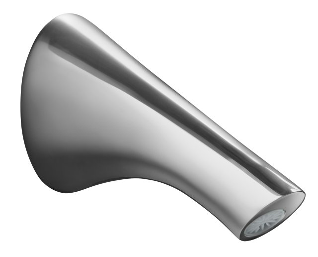 Kohler K-18485-BN; Symbol (TM) wall-mount bath spout; in Vibrant Brushed Nickel; Discontinued Product