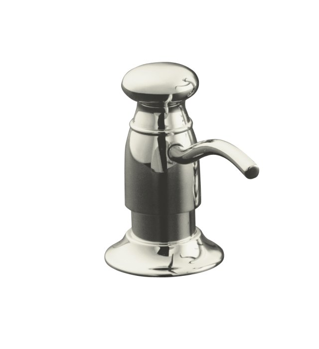 Kohler K-1894-C-SN; ; soap/lotion dispenser with traditional design (clam shell packed); in Vibrant Polished Nickel   K-1894-C-SN; 1894-C-SN; 1041650-SN