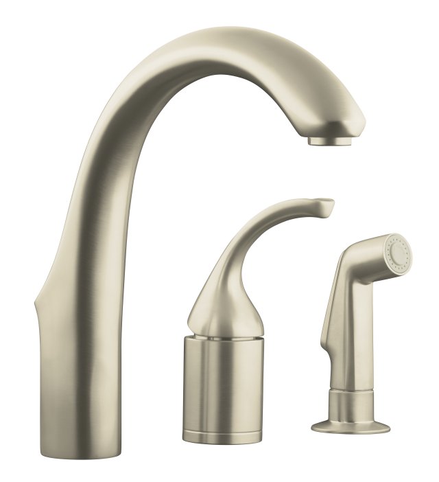 Kohler K-10441-BN; Forte (R) entertainment remote valve sink faucet with sidespray; in Vibrant Brushed Nickel; Discontinued Product