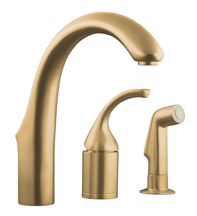 Kohler K-10441-BV; Forte (R) entertainment remote valve sink faucet with sidespray; in Vibrant Brushed Bronze; Discontinued Product