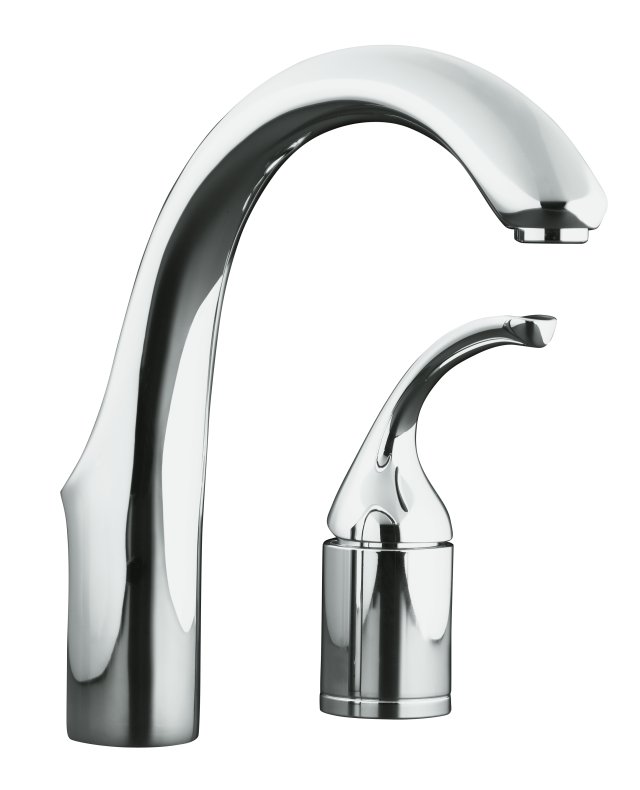 Kohler K-10443-CP; Forte (R) entertainment kitchen sink faucet less sidespray; in Polished Chrome; Discontinued Product