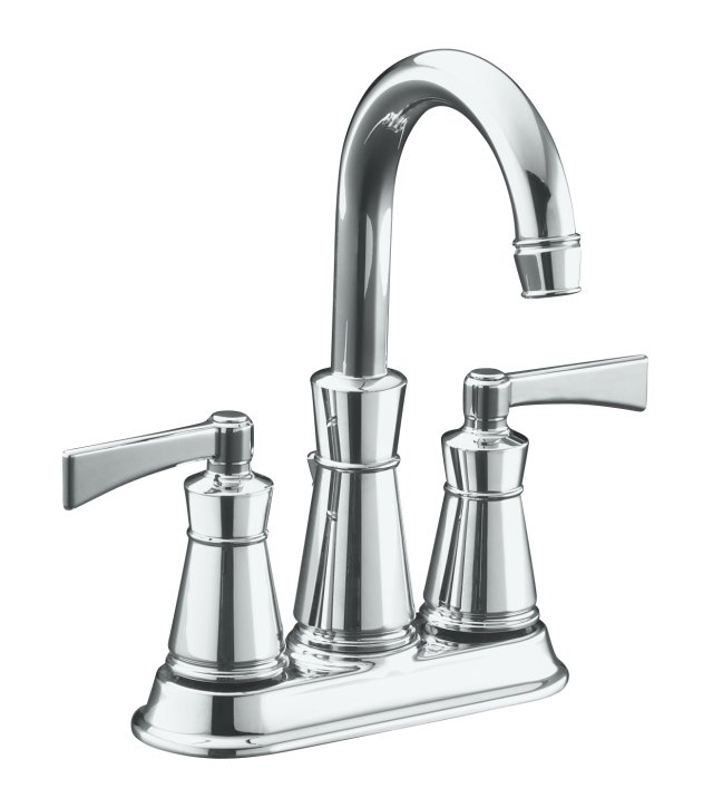 Kohler K-11075-4D Archer centerset lavatory faucet with plastic