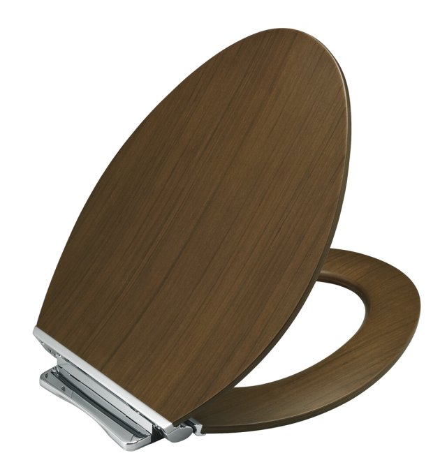 Kohler K-4761-CP Avantis(TM) Quiet-Close(TM) elongated toilet seat with Quick-Release(TM) metal hinges