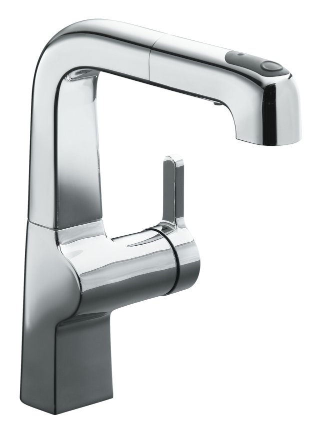 Kohler K-6332 Evoke(TM) single control pullout secondary kitchen faucet