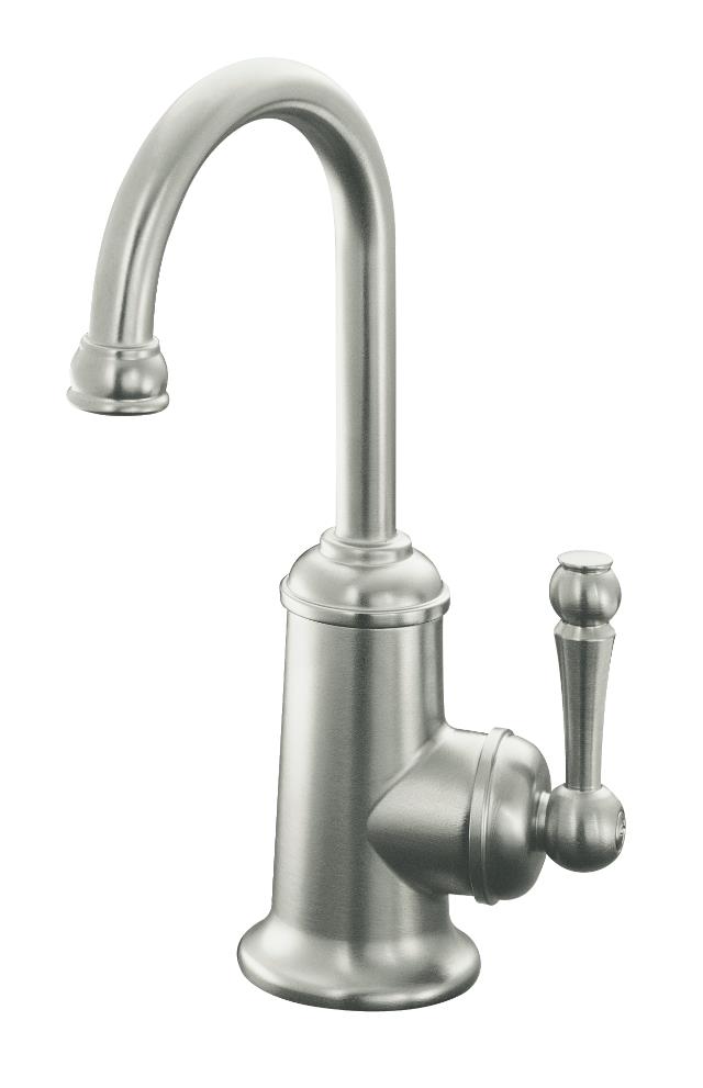 Kohler K-6666-F-VS; Wellspring (R)traditional beverage faucet withcomponents to connect with theAquifer (R) water filtrationsystem; in Vibrant Stainless; Discontinued Product