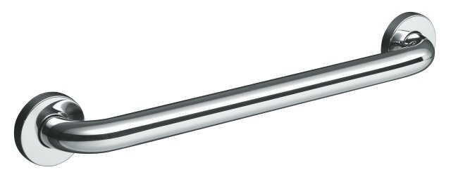 Kohler K-14561-S; ; contemporary 18" grab bar; in Polished Stainless   K-14561-S; 14561-S; 1066386-CP; 1066386-S