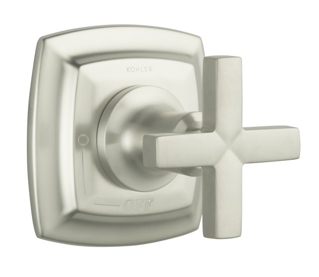 Kohler K-T16241-3-CP; Margaux (R) volume control trim with cross handle valve not included; in Polished Chrome
