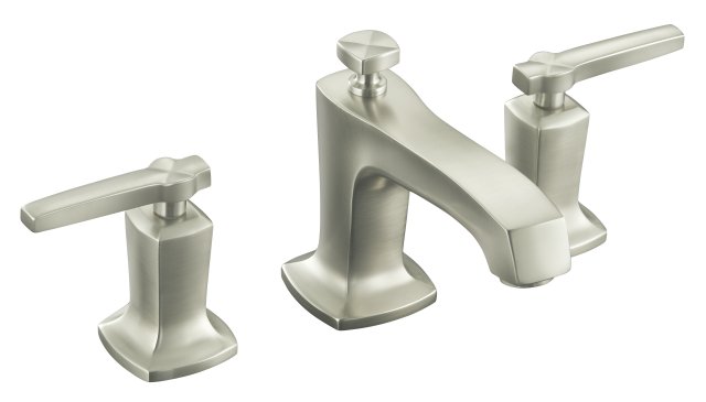 Kohler K-16232-4-BN; Margaux (R) widespread lavatory faucet with lever handles; in Vibrant Brushed Nickel