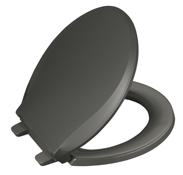 Kohler K-4639 Cachet(TM) Quiet-Close(TM) round-front toilet seat with Quick-Release(TM) Functionality