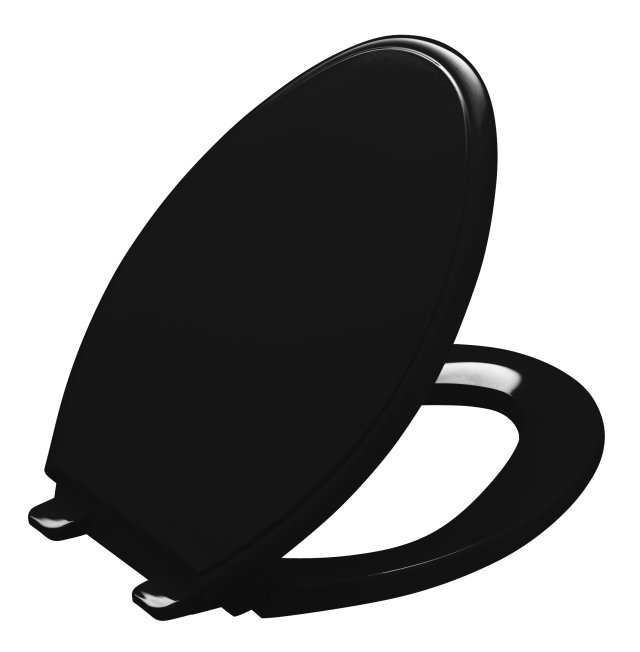 Kohler K-4733-7; Glenbury (TM) Quiet-Close (TM) elongated toilet seats with Quick-Release (TM) functionality; in Black Black   1062810-7