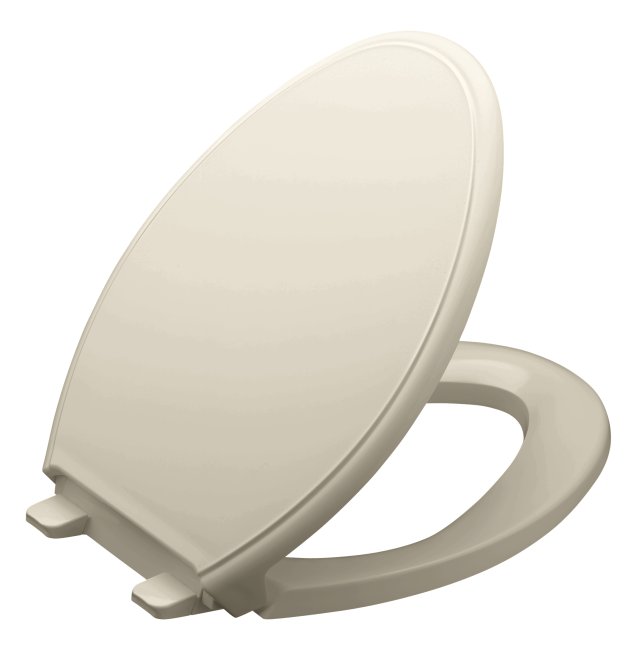 Kohler K-4733-G9; Glenbury (TM); elongated toilet seats quiet-close with grip-tight; in Sandbar   K-4733-G9; 4733-G9; 1062810-G9