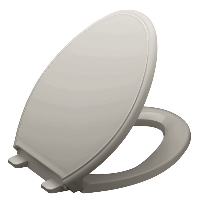 Kohler K-4733-K4; Glenbury (TM); elongated toilet seats quiet-close with grip-tight; in Cashmere   K-4733-K4; 4733-K4; 1062810-K4