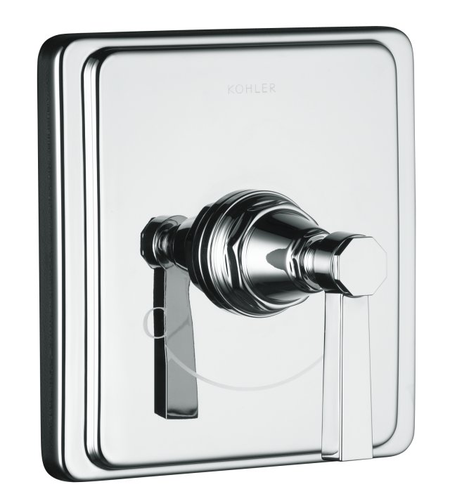 Kohler K-T13173-4A Pinstripe(R) Pure thermostatic valve trim valve not included