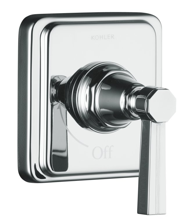 Kohler K-T13174-4B Pinstripe(R) volume control trim valve not included