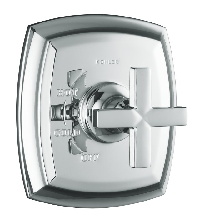 Kohler K-T16235-3 Margaux(TM) Rite-Temp(R) valve trim with cross handle valve not included