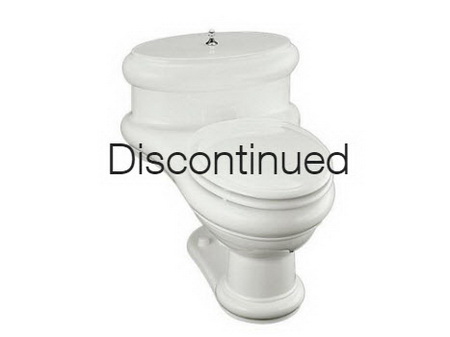 Kohler K-3360-AF Revival(R) one-piece elongated toilet with Vibrant(R) French Gold lift knob and hinges includes toilet seat and cover